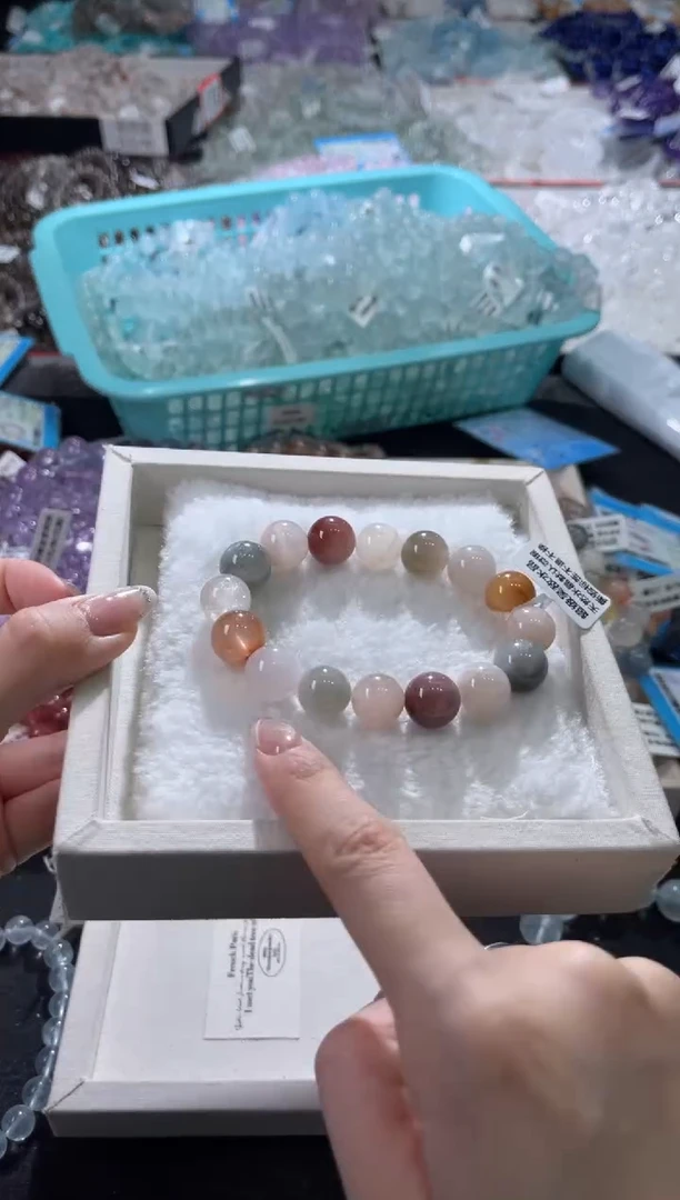 未镶嵌手链水晶140号 多样性发一E  13 +