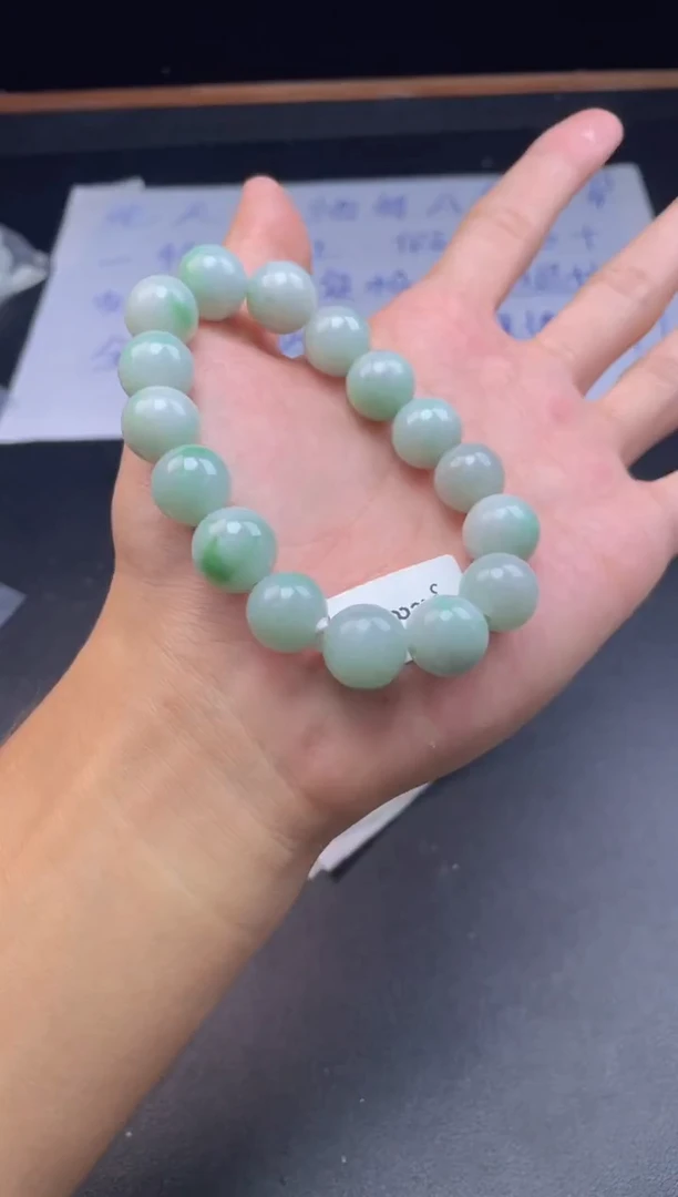 未镶嵌定制翡翠珠串卡13