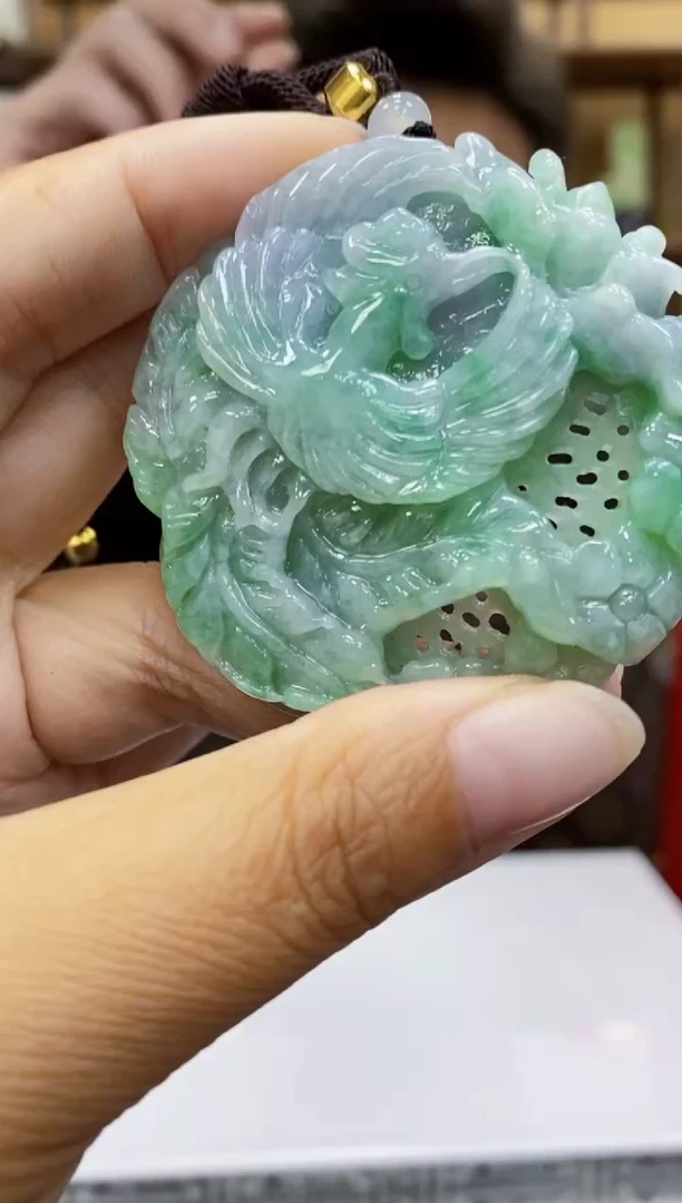 定制翡翠未镶嵌LL翡翠毛货LJD-38