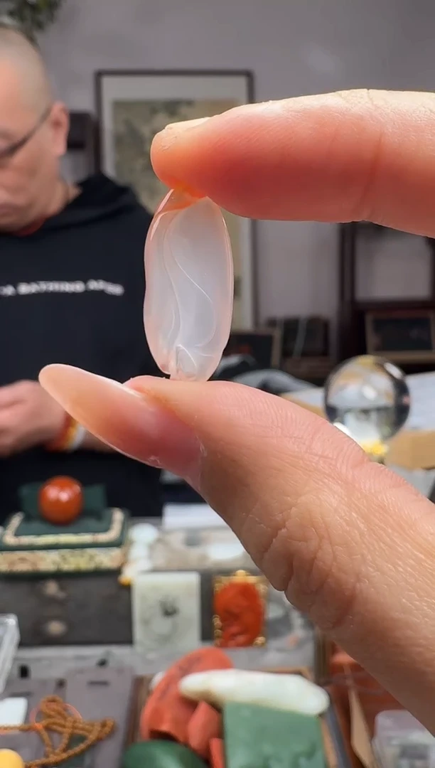 未镶嵌南红玛瑙挂件p3446