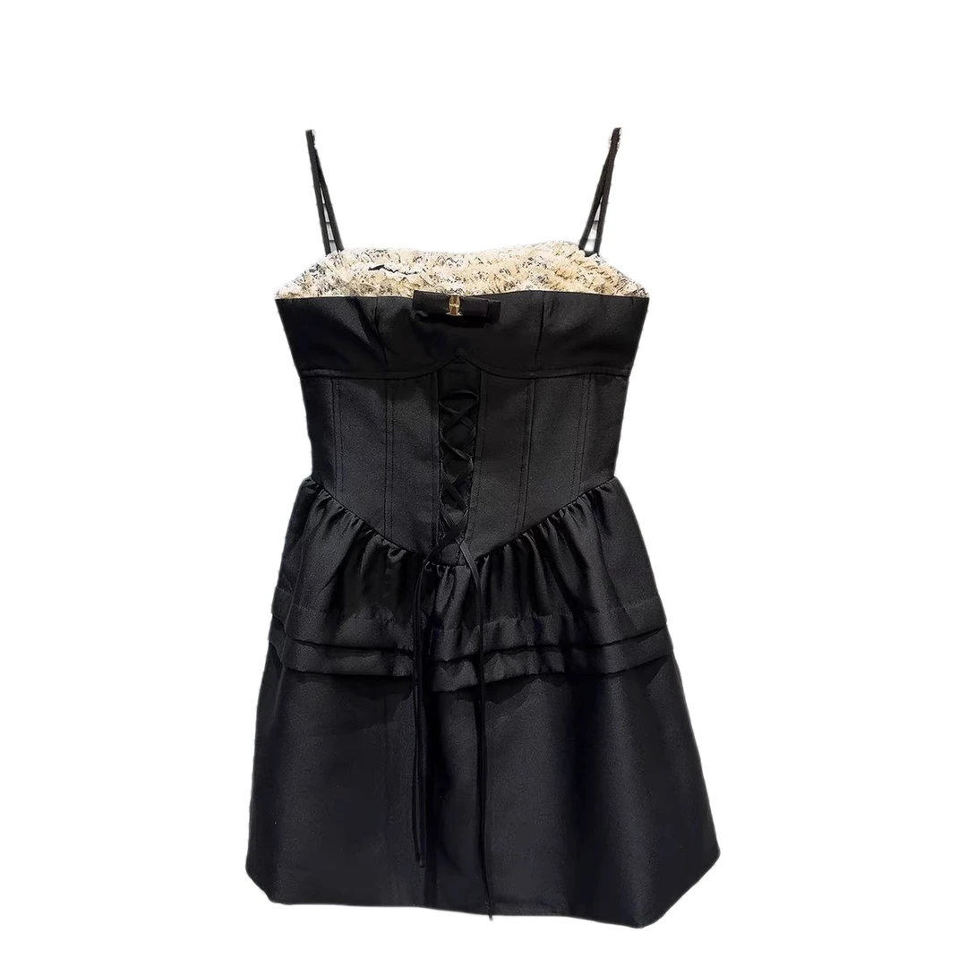 豆豆服饰小香风 吊带连衣裙 1070