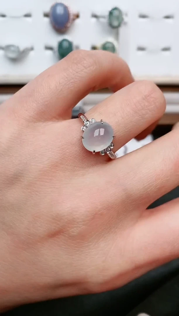 【闪购商品】翡翠戒指银S925镶嵌....