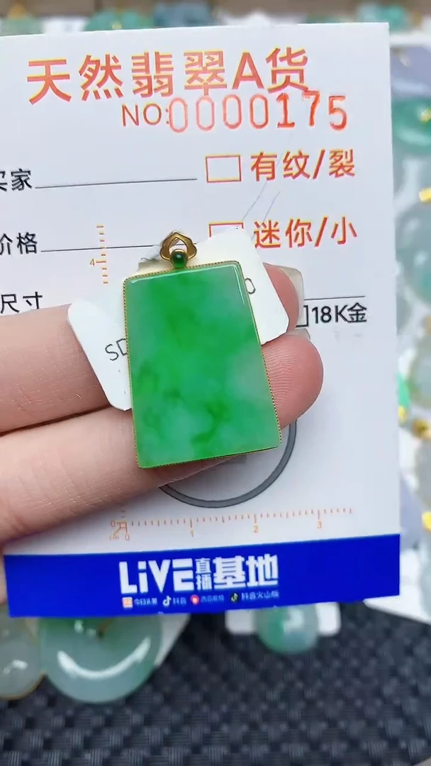 【闪购商品】翡翠颈饰18K金镶嵌8768768768