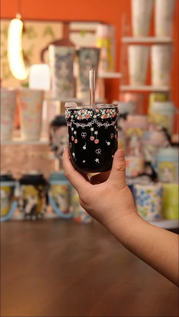 (玉泥）景德镇手工手绘文创陶瓷杯