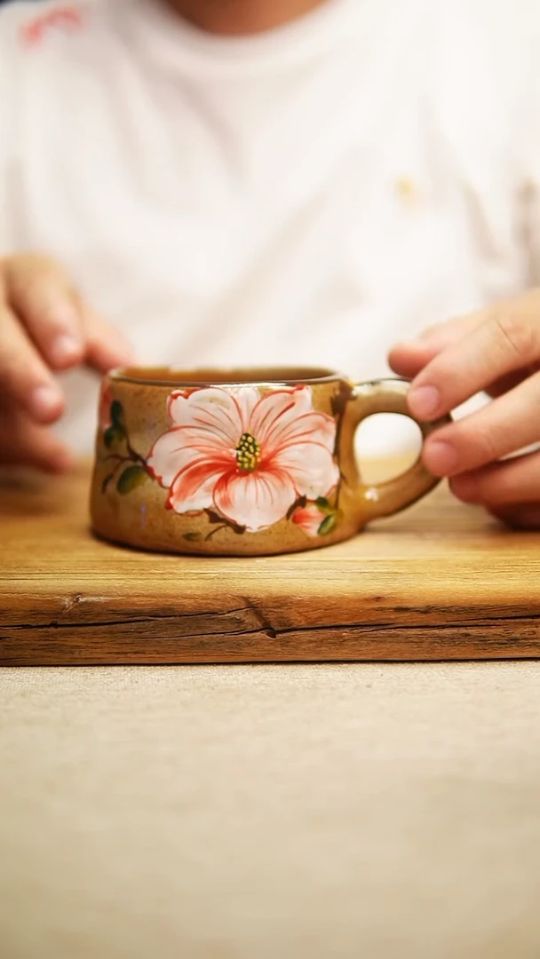 @@陶园瓷舍@@纯手工手绘@高温釉下彩