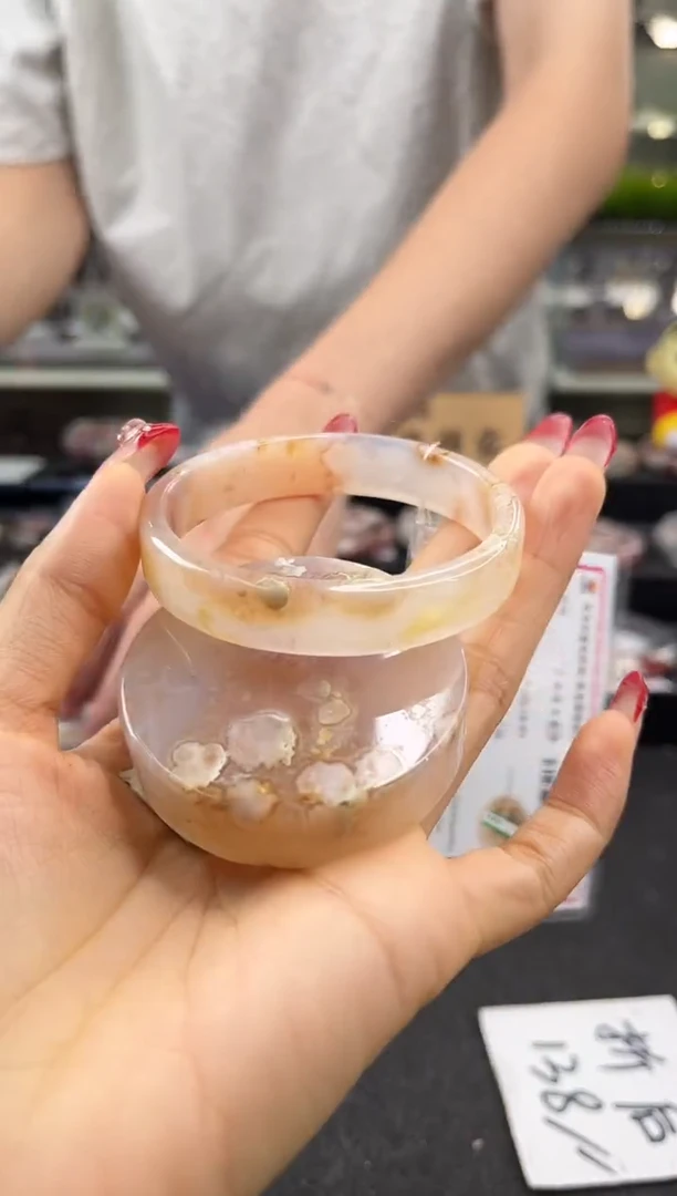 未镶嵌手镯石英质玉58圈口（赠品镯心）1376609