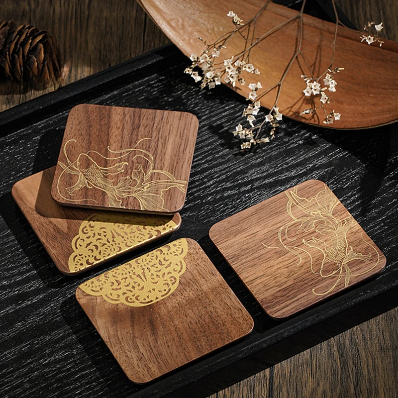 故宫 御花园系列杯垫套装 一套两个 生日礼物 故宫文创