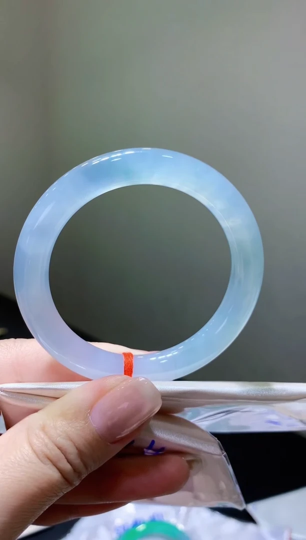 未镶嵌手镯翡翠k09天然缅甸翡翠A货52.9圆条