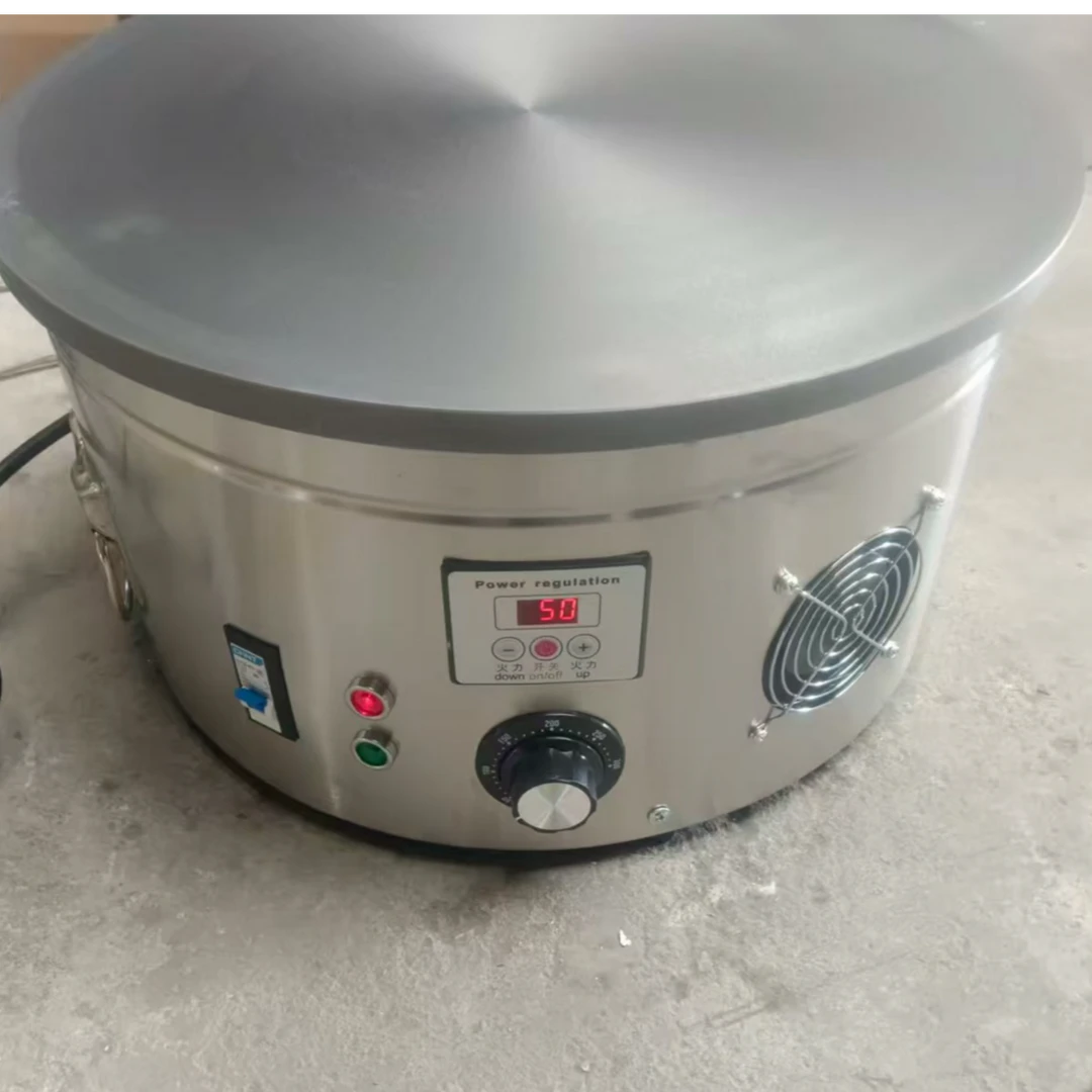 智能双控温变频订制款烙馍鏊子智能电煎饼机单饼烙饼鏊子摆摊恒温