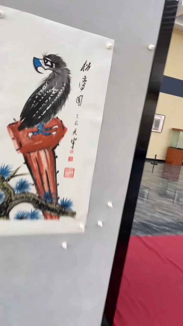 国画释天宇释天宇松鹰图