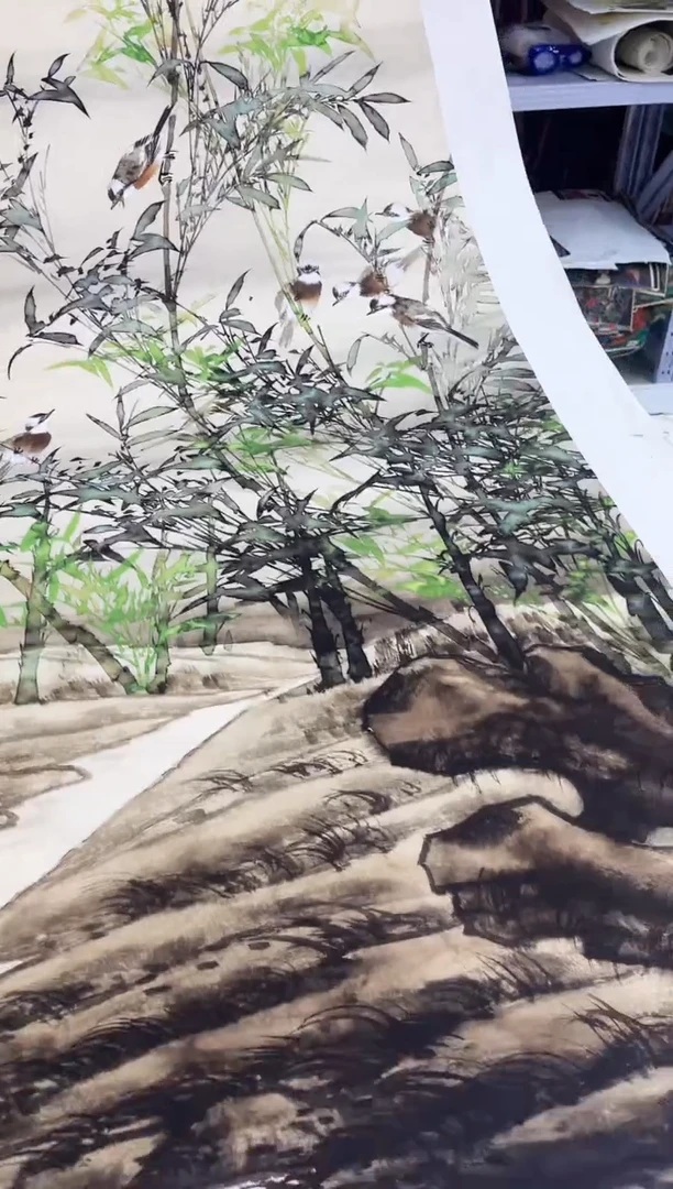 国画九霄甄选国画作品zhb121