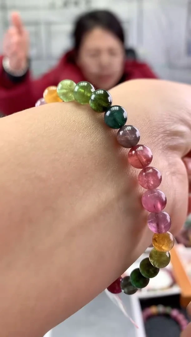 未镶嵌手串碧玺多样性发一条