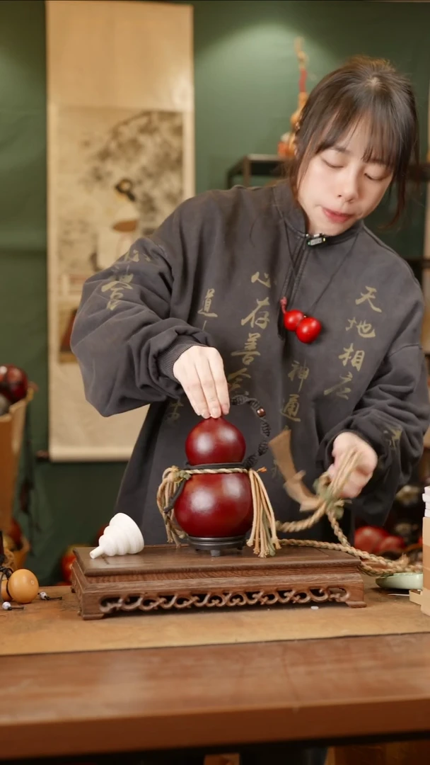 21号精品天然大漆酒葫芦一物一拍~