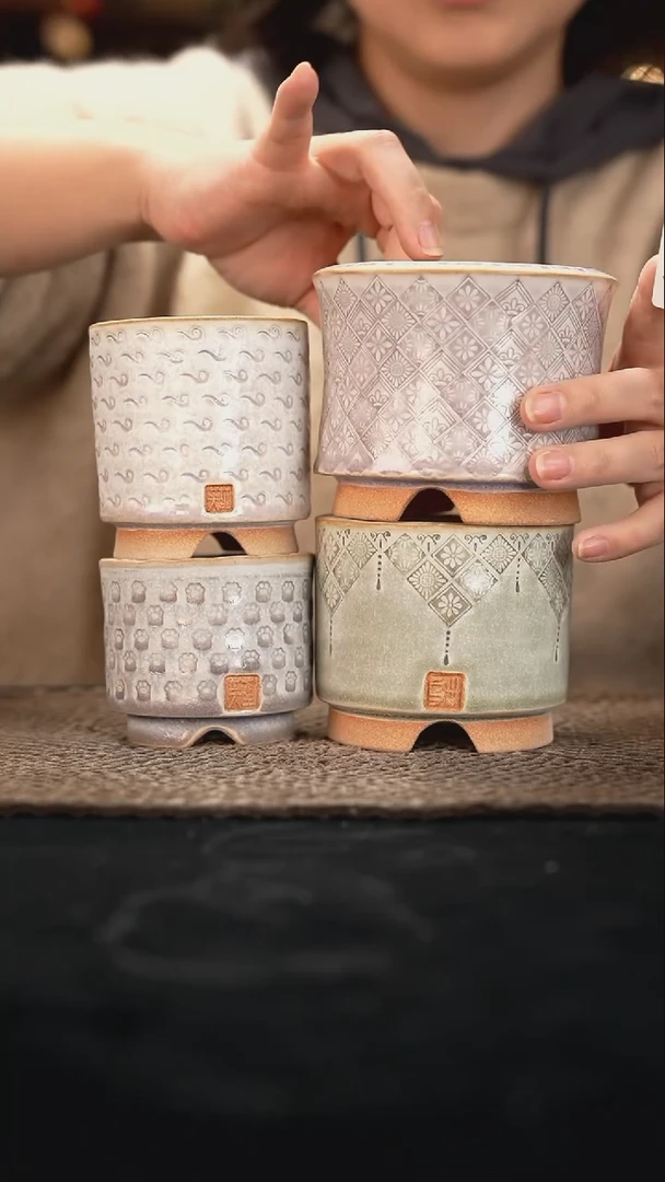 口径花盆12-29-052一组4个默认有瑕