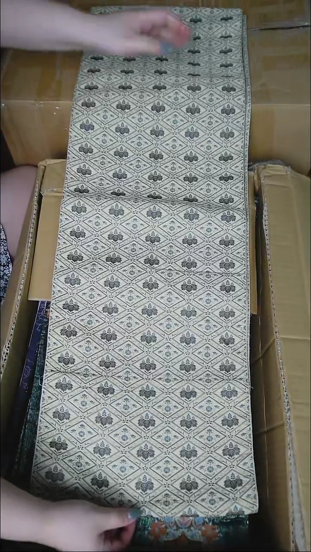 织绣22 双面全通细密织桐竹纹