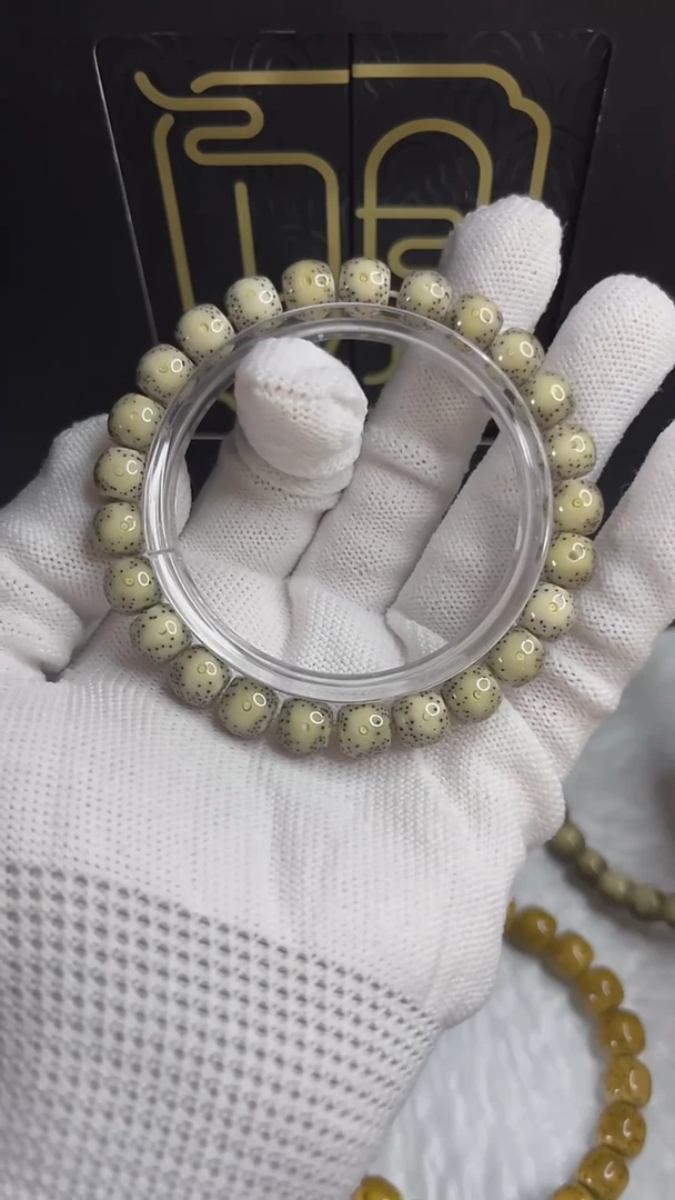 手串星月菩提小驼包9x8自在珠.a633