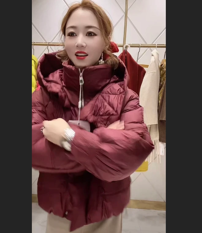 时尚加厚保暖爆款羽绒服5895