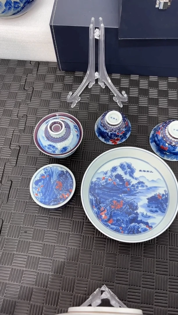 其他瓷姬*冲景德镇陶瓷茶具江南圣境套组