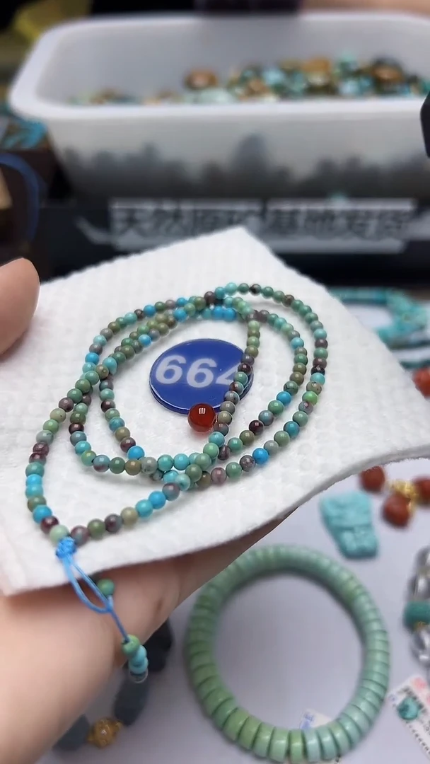 玛瑙/玉髓手串未镶嵌664