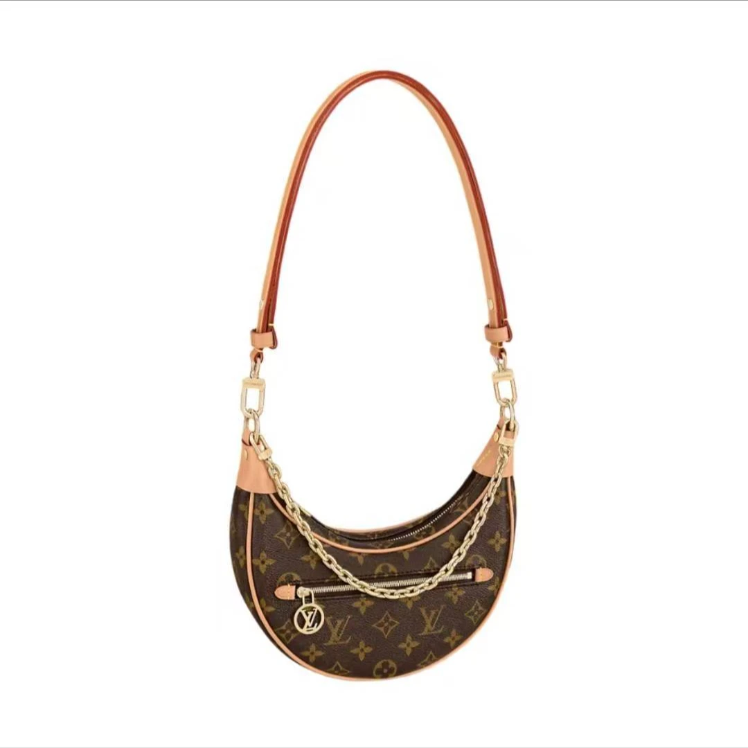 99新 LouisVuitton/路易威登 LV月亮豌豆包