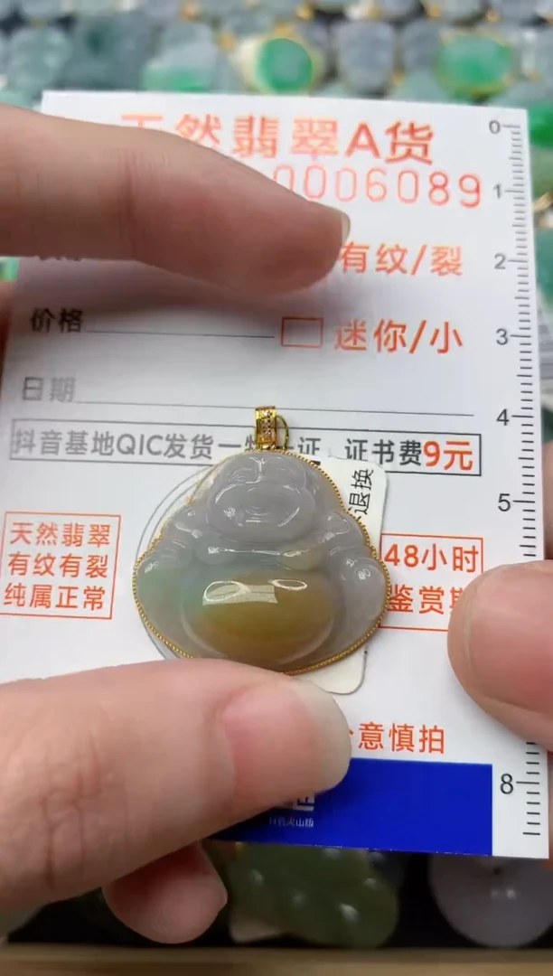 【闪购商品】翡翠颈饰18K金镶嵌86..........
