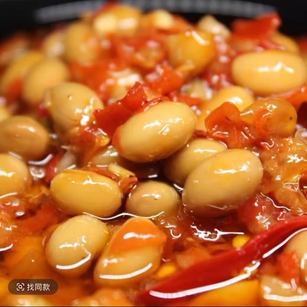 剁椒辣黄豆508g/瓶现做辣黄豆安徽特产家乡味道开盖即食