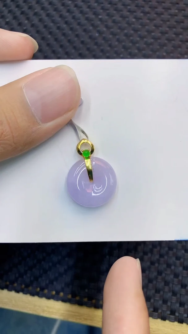翡翠未镶嵌吊坠(不含链)1