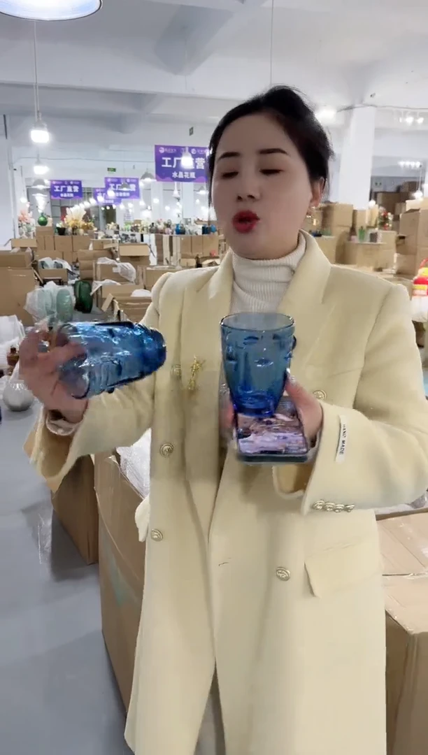 【闪购商品】无铅玻璃安琪-微瑕花瓶--NXD5