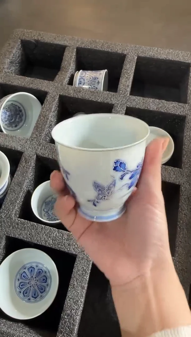 瓷片景德镇瓷器茶器茶杯