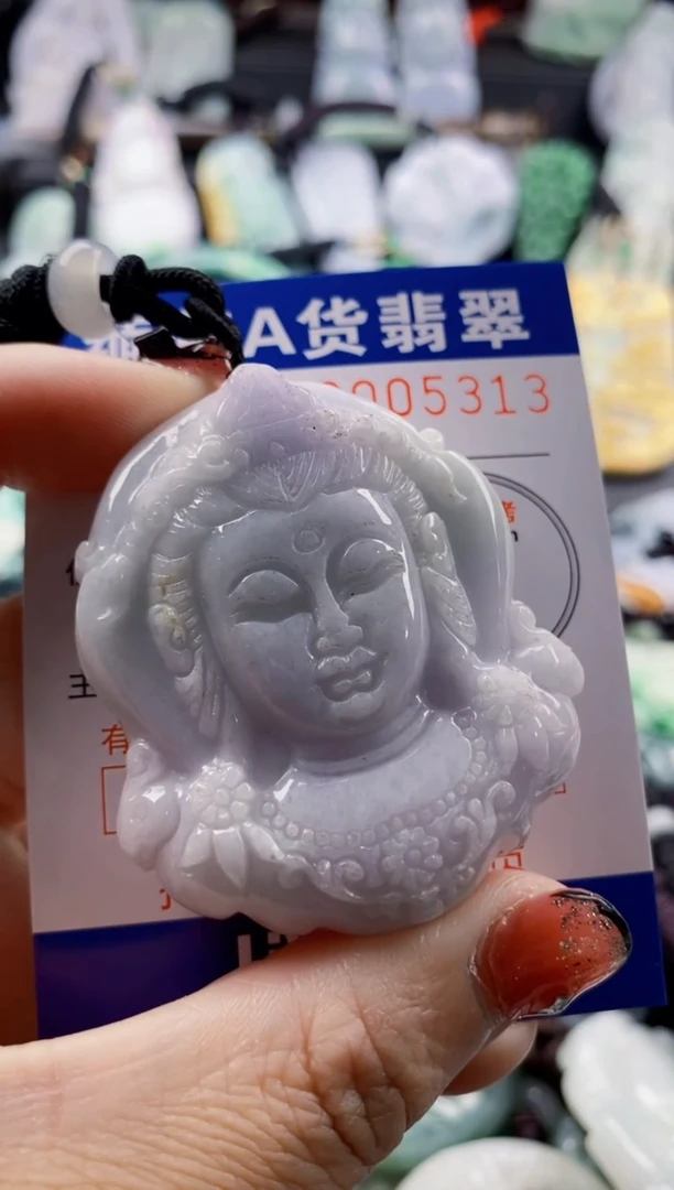 翡翠未镶嵌吊坠(不含链)1