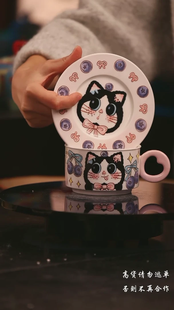 陶瓷景德镇可爱设计师款陶瓷