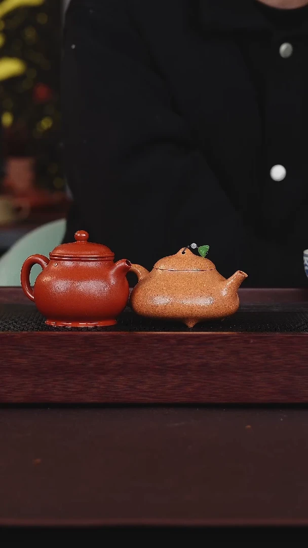 【闪购商品】紫砂茶壶潘壶全手+横云半手（两只壶）