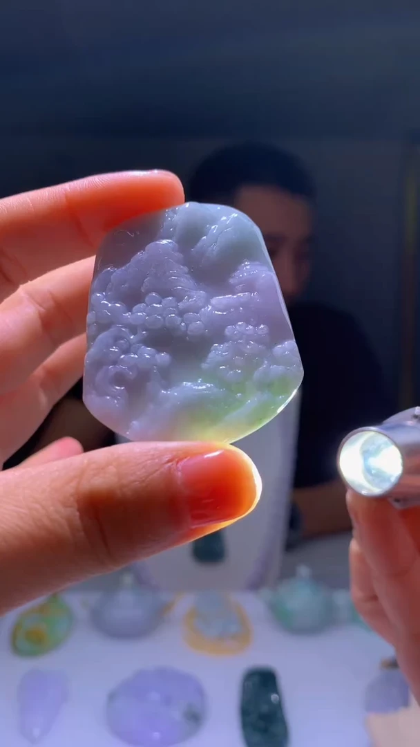 未镶嵌挂件翡翠天然翡翠珠宝11