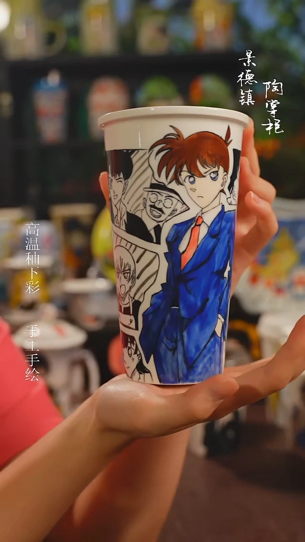景德镇高温釉下彩纯手工手绘