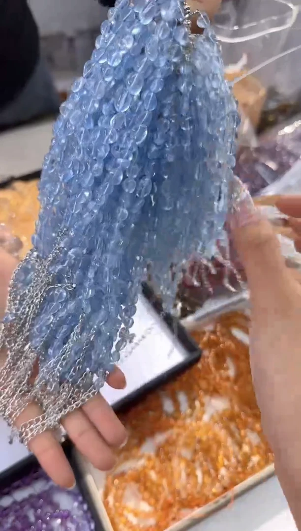 【闪购商品】海蓝宝石手链合金186/多样性发其一/7+