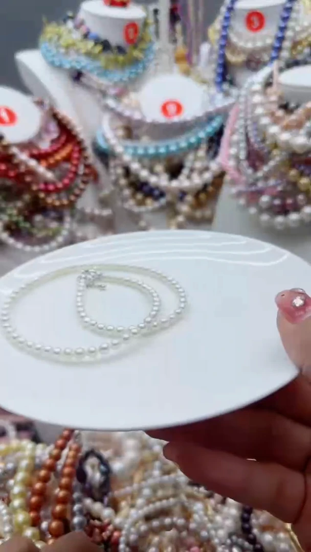 淡水珍珠未镶嵌颈饰1