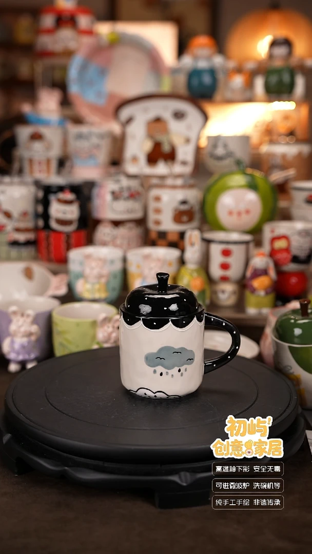 瓷初屿手工手绘餐具