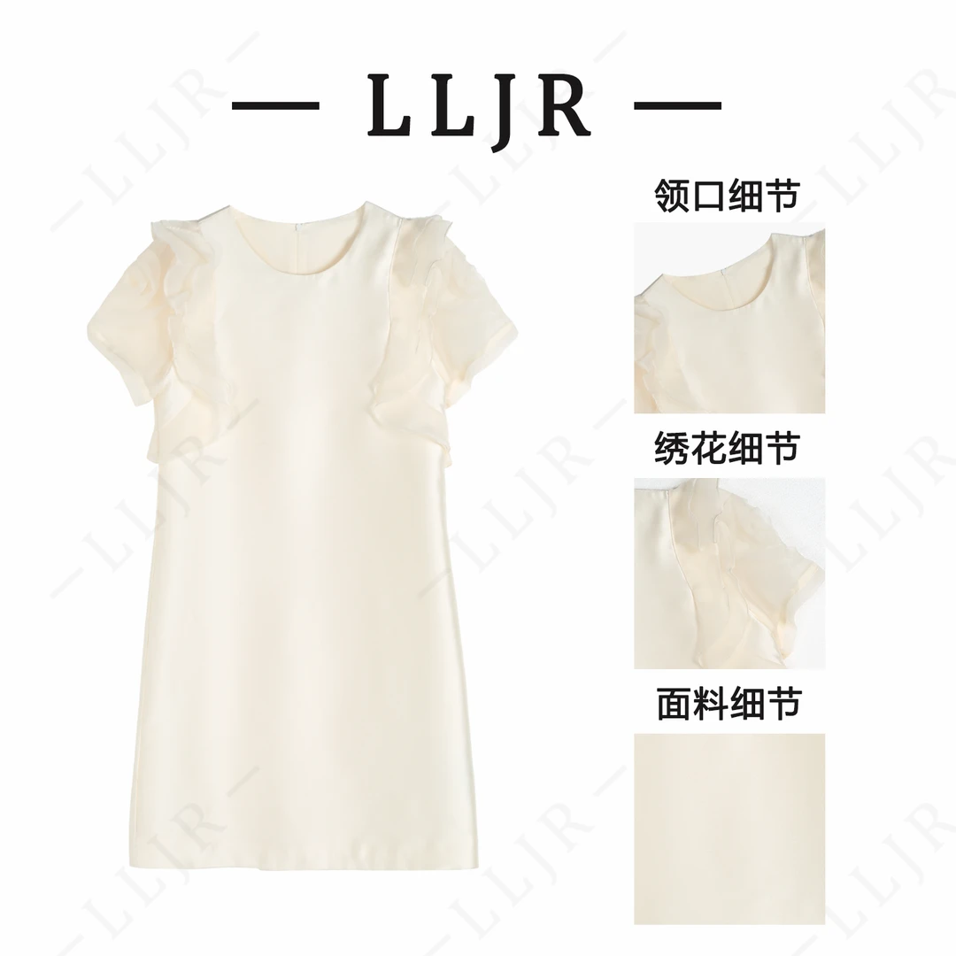 【莎姐原创】夏季新款纱款玫瑰花气质女人251577