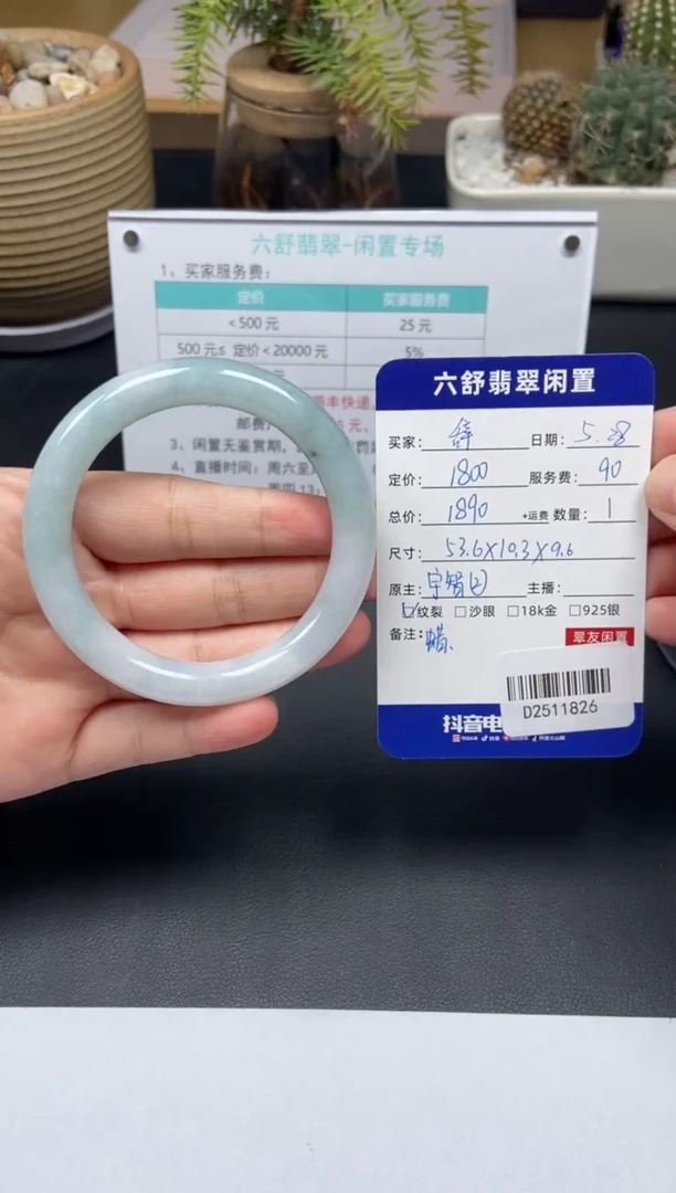 未镶嵌手串翡翠D2511826