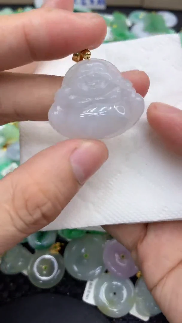 颈饰未镶嵌翡翠天然缅甸A货翡翠