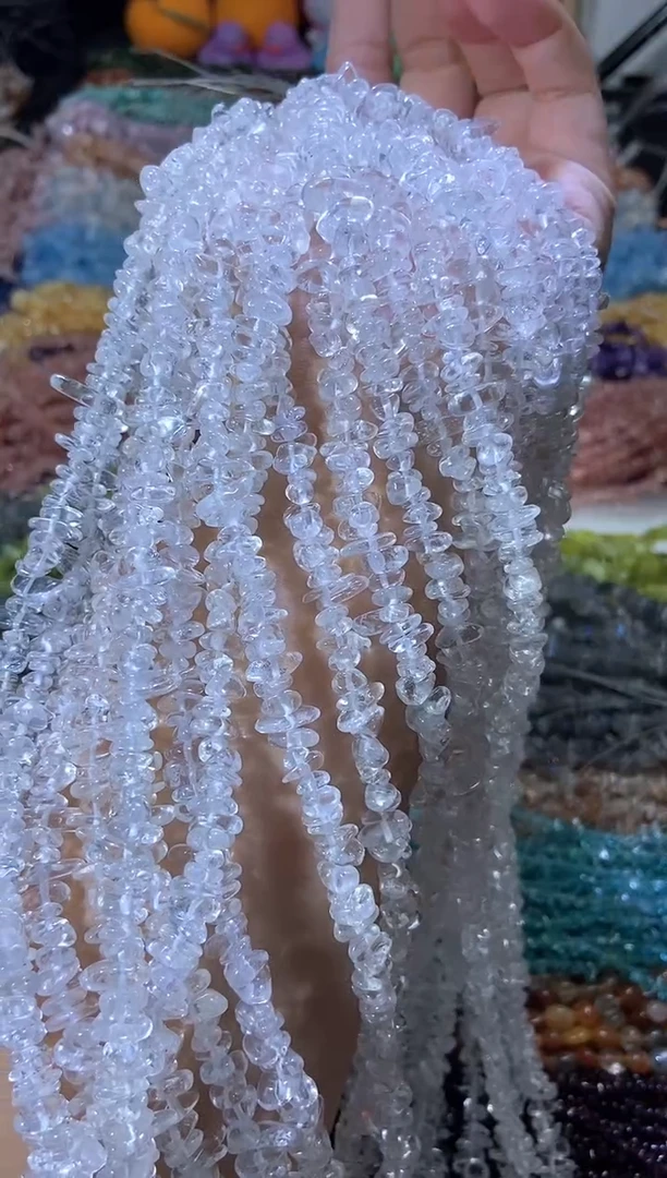 水晶珠宝半成品未镶嵌白水晶