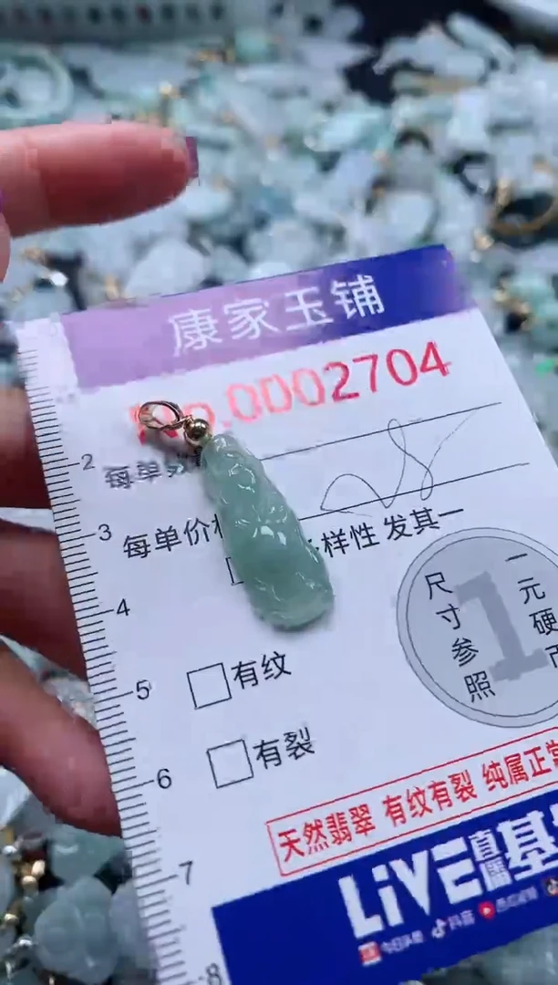 颈饰未镶嵌翡翠2704
