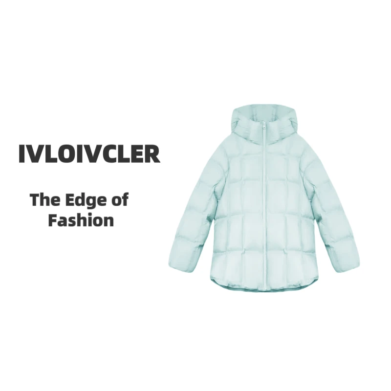 95白鹅绒2025秋冬中长保暖羽绒服新款时尚休闲欧若风QS8002