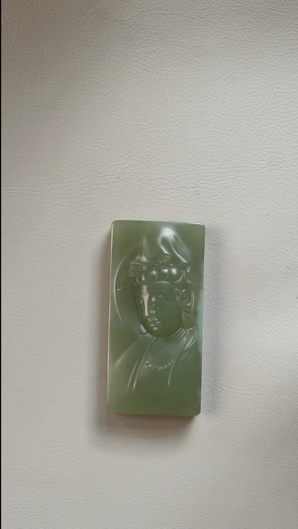 未镶嵌和田玉挂件观音