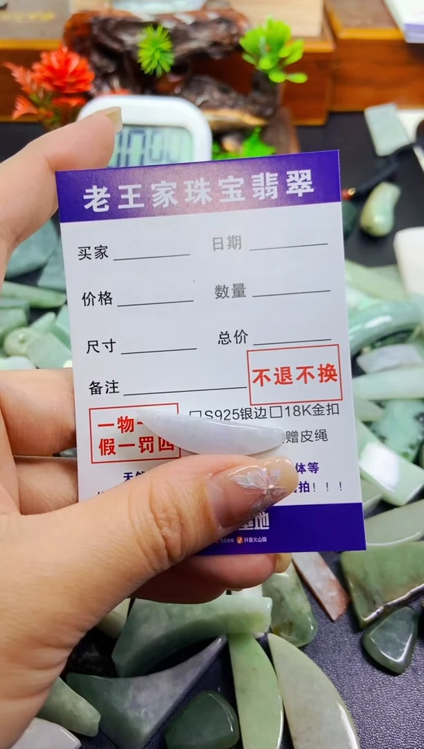 【闪购商品】翡翠颈饰未镶嵌料子