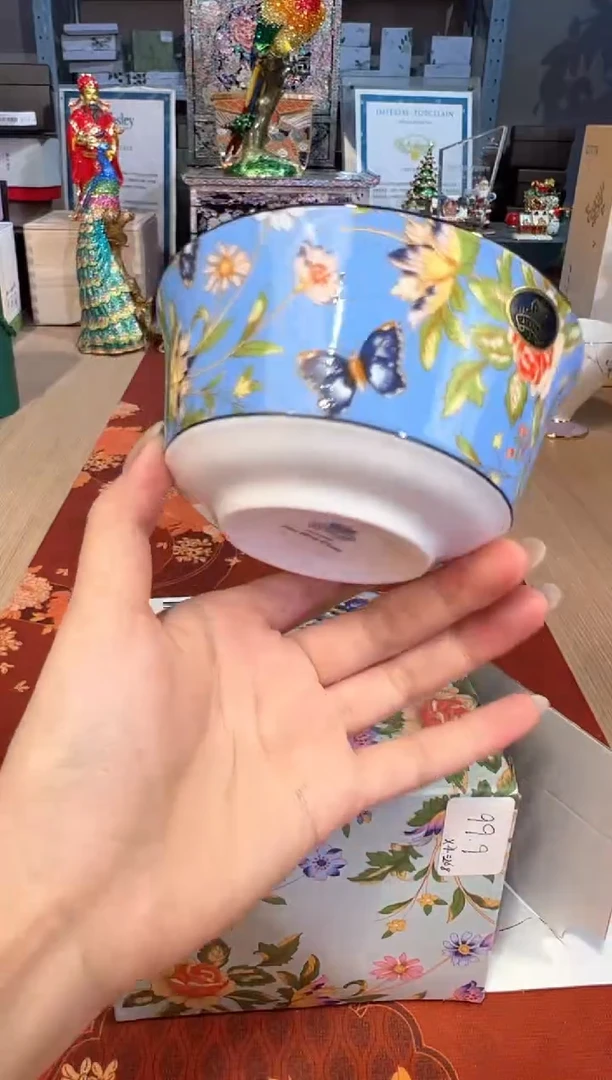 【闪购商品】杯26小屋花园饭碗（蓝）