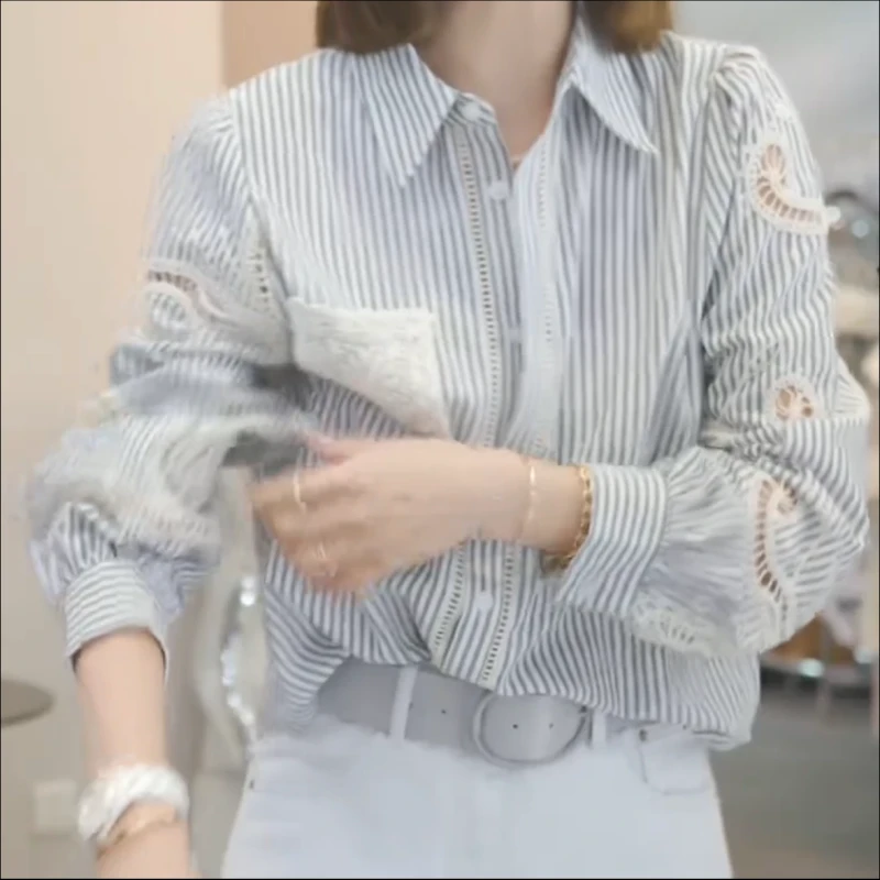 【玫瑰镶嵌】2025春季新款时尚气质休闲衬衣衫LK2501888
