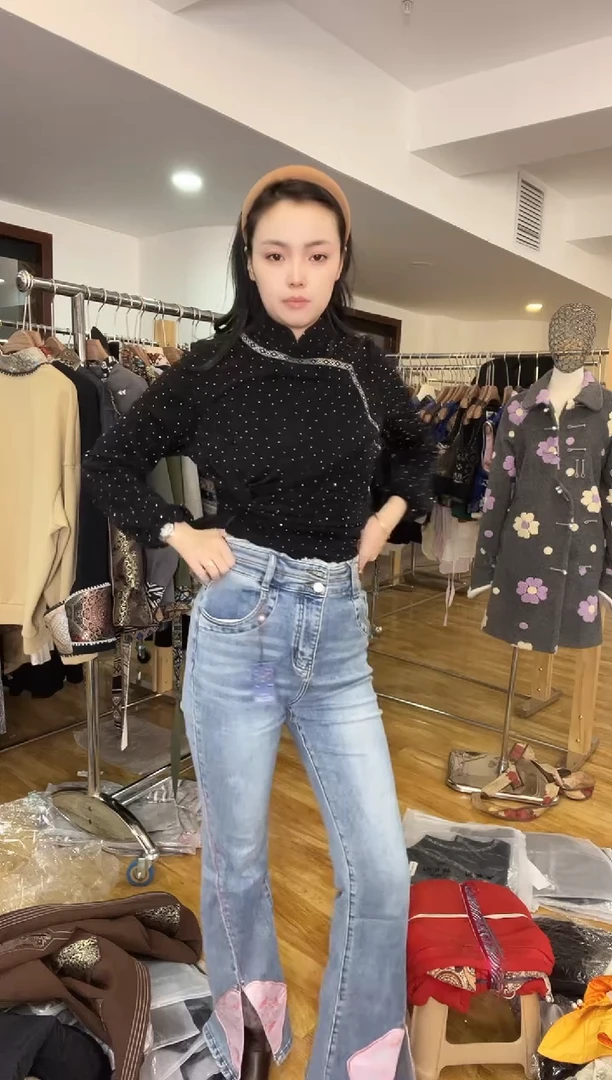 L码    120斤   牛仔裤