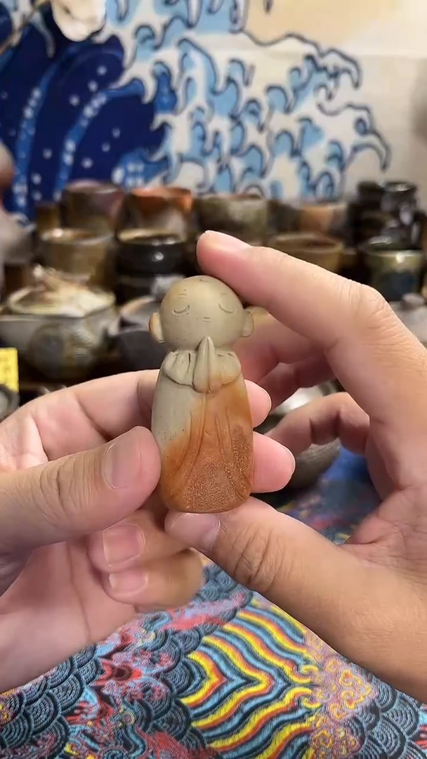 和尚日式备前烧茶具茶周边