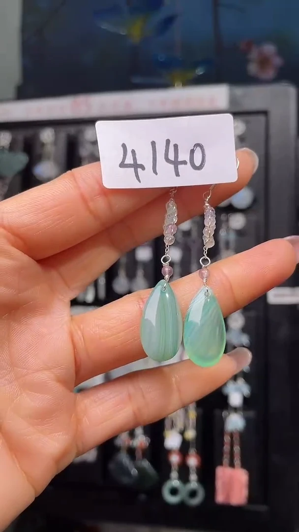 未镶嵌耳饰玛瑙/玉髓喜欢拍